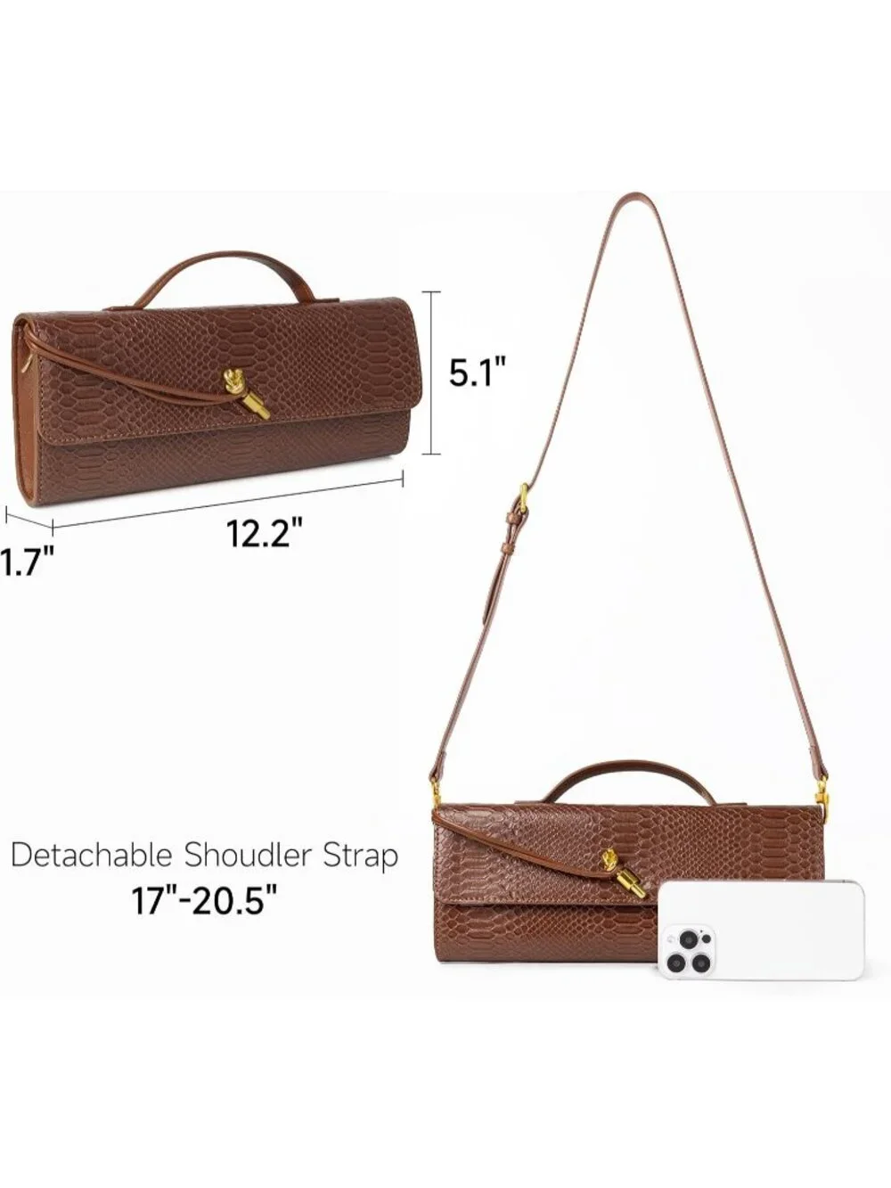Women Syrup Brown Leather Suede Woven Clutch Purse For Evening Crossbody Bag